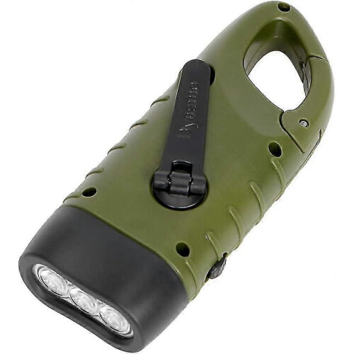 Hand Crank Rechargeable Torch, Solar LED Torch, Emergency Light Outdoor 2