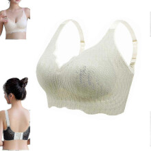 (Light green, M) Jelly Gel Shaping Bra,posture Correcting Bra, Anti Saggy Breasts Bra, Soft Support Seamless Comforta - Ri