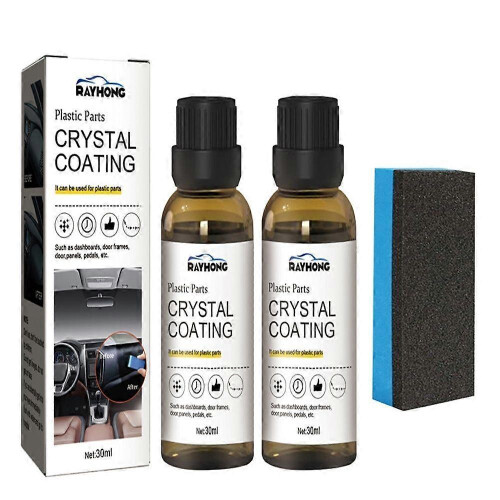 (2pcs) 1-3pcs Car&Home Plastic Parts Retreading Restore Agent Wax Instruments Panel Reducing