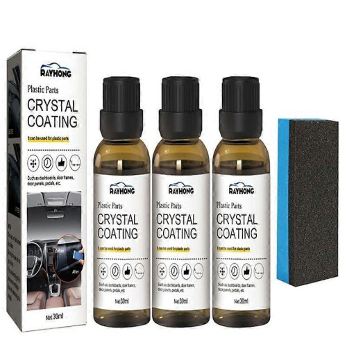 (3pcs) 1-3pcs Car&Home Plastic Parts Retreading Restore Agent Wax Instruments Panel Reducing