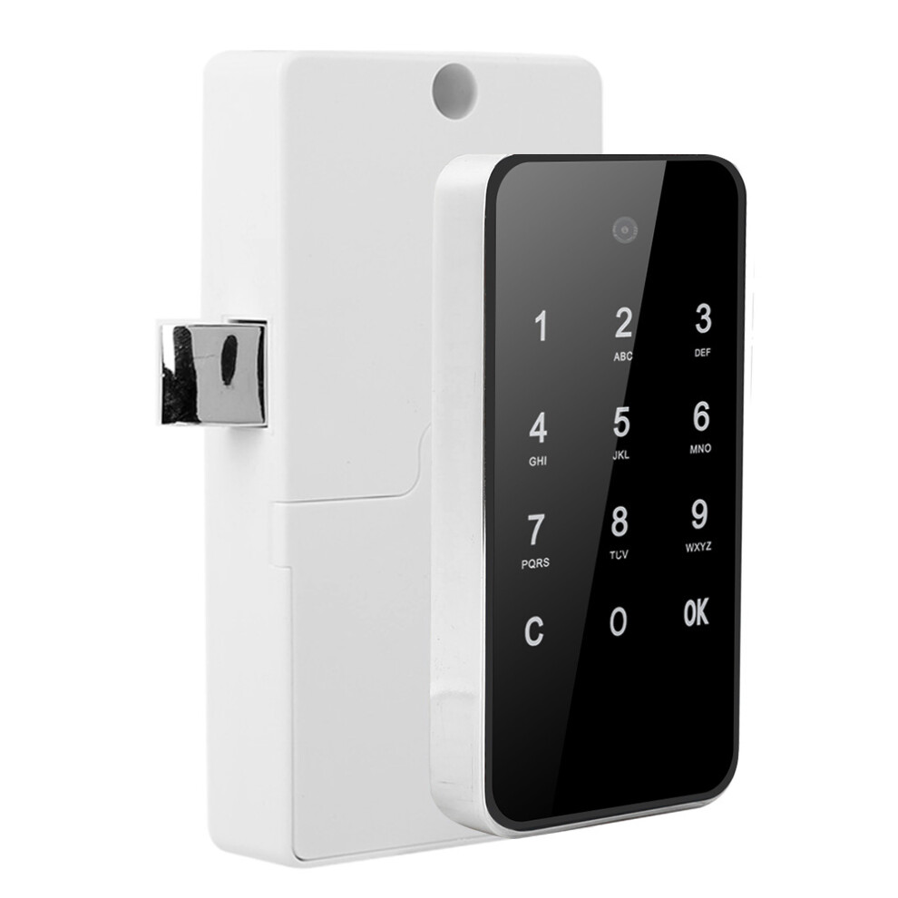 Electronic Password Lock For Cabinets, 128X64mm, Silver 4931392079779