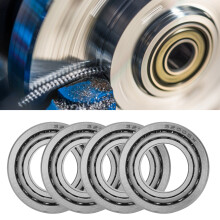 4Pcs Tapered Roller Bearing Set 32005 25mm Inner 47mm Outer