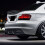 M Performance Stil Spoiler für BMW 1er E82 Schwarz 10