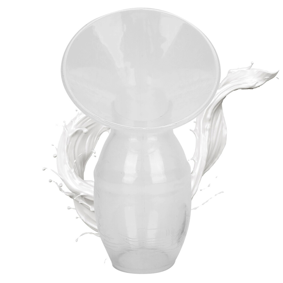 Portable Silicone Manual Breast Pump 90ml Baby Milk Collector