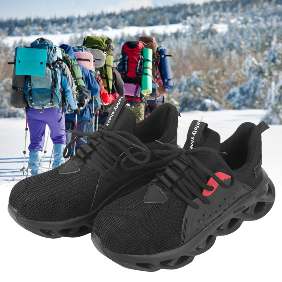 Size 41 Steel Toe Safety Shoes For Men Breathable Work Footwear Puncture Proof 9311392386902