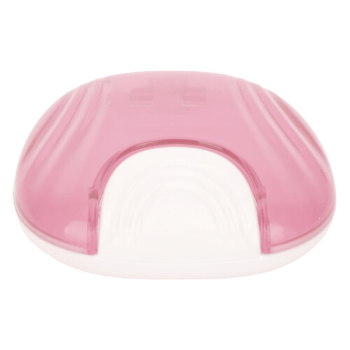 Pink Portable Plastic Orthodontic Retainer & Denture Storage Box 1