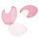 Pink Portable Plastic Orthodontic Retainer & Denture Storage Box 3
