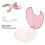 Pink Portable Plastic Orthodontic Retainer & Denture Storage Box 6