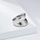 Women's Stainless Steel Classic Simplicity Design Exaggerated Ring Silver Size 6 4