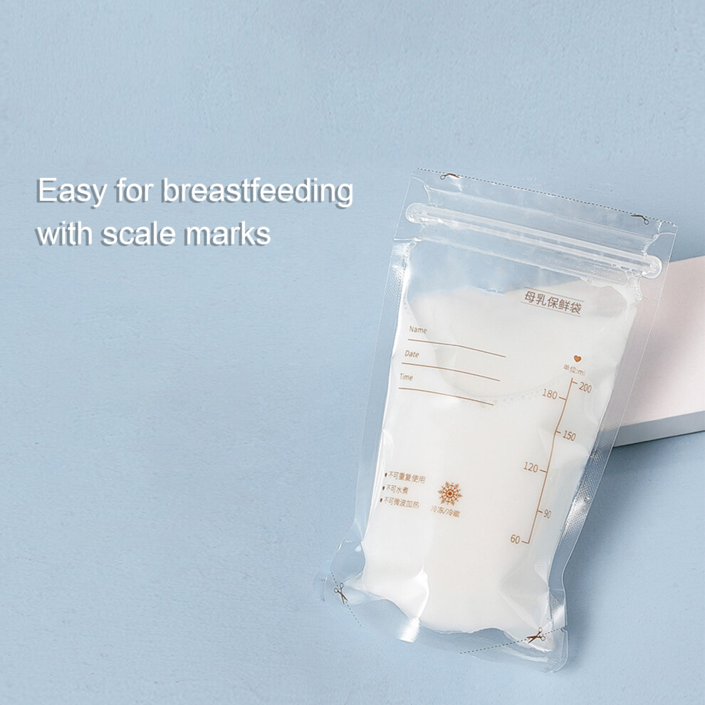 Pre-Sterilised 200ml Breastmilk Storage Bags