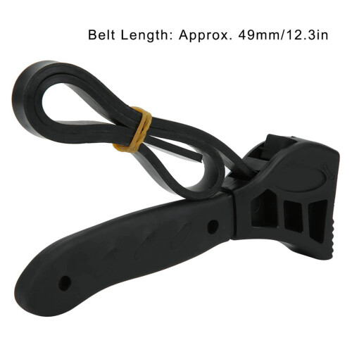 Oil Filter Spanner & Bottle Opener Adjustable Rubber Strap Wrench for Repairs 1