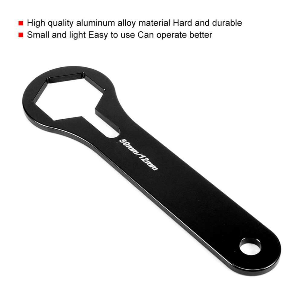 50Mm Fork Cap Wrench Aluminium Black 7444352390113