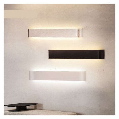 Applique murale LED en aluminium brossé pour intérieur 1