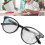 Black Blue Light Blocking Multifocal Reading Glasses +300 for Elderly 3