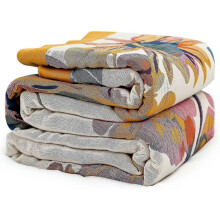 (color 1) Cotton Blanket Boho Bedspread Double-sided Blanket Bed Linen Sofa Cover Sheet150 X 200 Cm