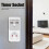 USB Smart Digital Countdown Timer Socket for PC & Phones 10.9cm 8