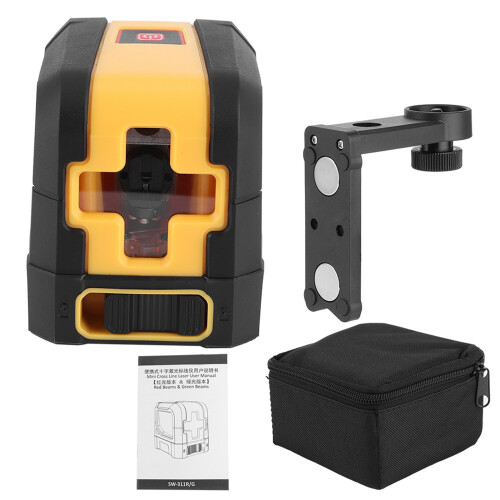 High Accuracy Infrared Laser Leveler 2 Lines Horizontal Vertical 10m 1