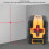 High Accuracy Infrared Laser Leveler 2 Lines Horizontal Vertical 10m 6