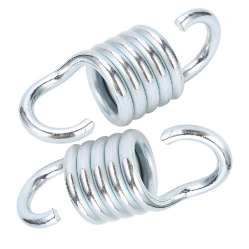 Heavy Duty Galvanized Iron Hammock Spring Hooks 7mm 500kg Pair 1