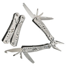 1PCS Stainless Steel Multi-Function Folding Tool - Outdoor Camping Travel Car Multi-Use Kit for Adventure