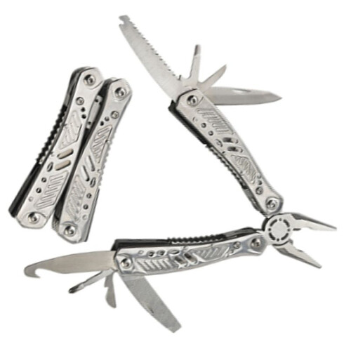 1PCS Stainless Steel Multi-Function Folding Tool - Outdoor Camping Travel Car Multi-Use Kit for Adventure