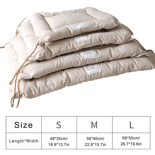 Winter Dog Bed Polyester 68x50x10cm Thickened Non-Slip 2