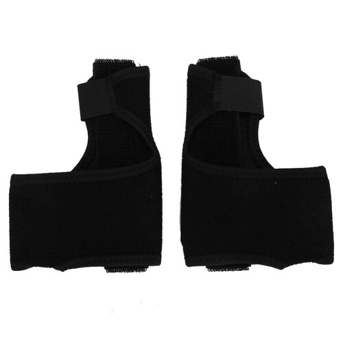 2pcs Black Toe Separator Bunion Corrector for Foot Pain Relief 1