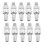 10Pcs Stainless Steel Air Compressor Quick Release Connectors, SM+PM20 6