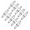 10Pcs Stainless Steel Air Compressor Quick Release Connectors, SM+PM20 1