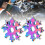 2Pcs Snowflake Wrench Set, High Carbon Steel, Multifunctional Tools 4
