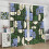 Geometric Floral Curtains Boho Botanical Print Green Blue 4