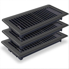(Black) 3Pc Floor Vents,4x10In Floor Register Floor Vent Covers for Heavy Duty Air Floor Vent Cover for Home