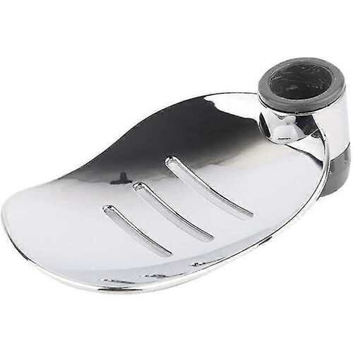 2pcs Handheld Shower Bar Soap Dish Creative Soap Dish Practical Soap Storage Holder Silver Soap Dish (pore Diameter: 22cm - Pjun