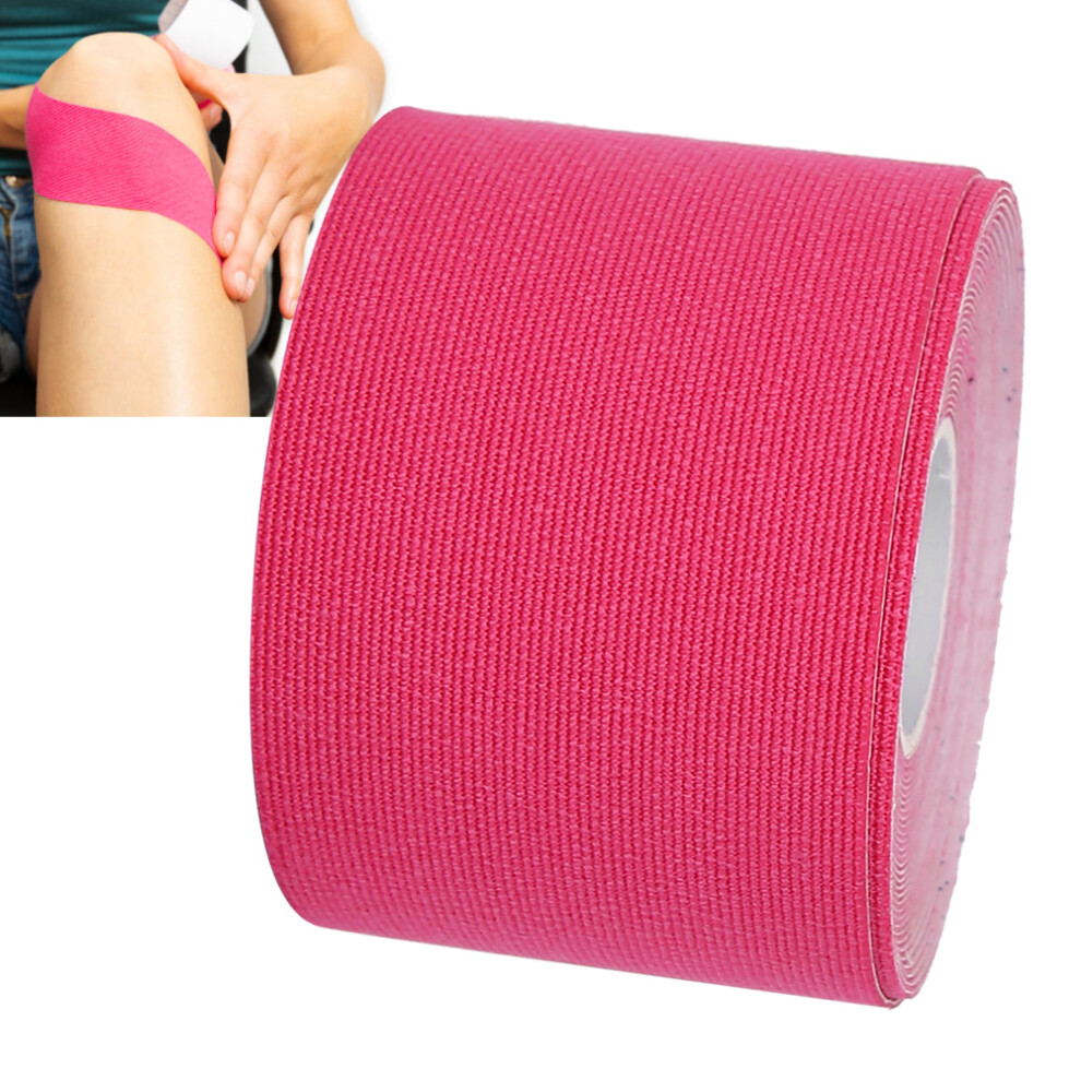 Pink Kinesiology Muscle Tape 5Cm X 5M Elastic Bandage For Sports