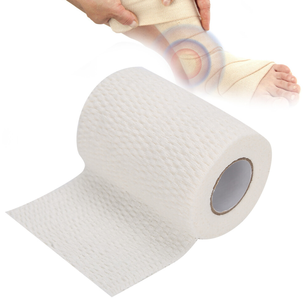 White Pure Cotton Sports Bandage | 7.5Cm X 4.5M, Support & Fixation