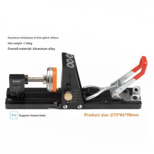 GanWei Woodworking Oblique Hole Punch Locator Pocket Hole Jig with Front-Mounted Clamp Drill Guide Tool Kit DIY Tools