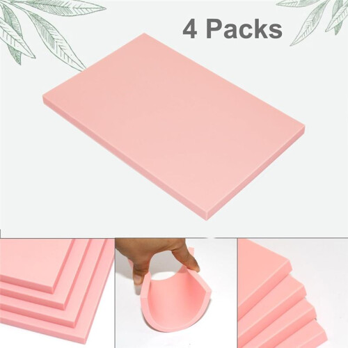 4 Pack Rubber Stamp Carving Blocks  Rubber Carving Blocks Linoleum Blocks with Cutter Tools for Stamp Maker 1