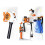 Handheld Leaf Blower Holder Protective Blower Mount Heavy-Duty Bracket Orange Garage Wall Holder Space-Saving Design 5