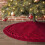 Saia para Árvore de Natal de 48 Polegadas, Saia  para Árvore de Natal, Saia com Base Redonda para Decoração de Árvore de Natal de 6 A 8 Pés, 2