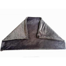 (Gray) Usb Electric Heated Blanket Shawl Warmer Lap Neck Shoulder Soft Pad Winter Cy