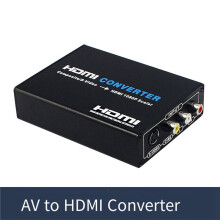 Segnale Analogico S-Video + AV A su Uscita HD, Due Ingressi e un'Uscita con Jack Audio da 3,5 mm