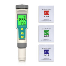 5-in-1 Digitale Waterkwaliteitsmeter: PH, TDS, EC, Zoutgehalte, Temperatuurmeter voor Drinkwater, Aquarium, Hydrocultuur en Zwembad