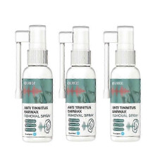(3pcs) 1/2/3Pcs Tinnitus Relief Spray Relieve Deafness Ear Wax Remover Spray Ear Cleaning Liquid