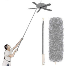 Microfiber Duster with Extension Pole 30" To 100", Bendable High Reach Dustermicrofiber Duster with Extension Pole 30" To 100", Bendable High Reach Du
