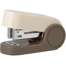 (Brown) Mini Stapler,small Cute Compact Travel Size Stapler For Students & Office - PJ