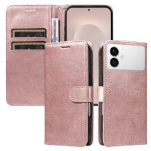 () Flip Case For Samsung Galaxy S26 Edge With Card Slot Business Wallet Phone Case High Quality Leather Classic Solid Color