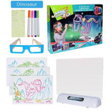 (Dinosaur) 1 Set 3D Drawing Board Toys Creative Art Magic Board With Pen Educational Toy Gift