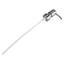 2025 Smedbo Stainless Steel Soap & Shampoo Pump Silver/White Finish