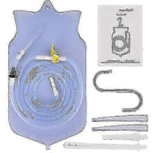 Non-toxic Enema Bucket Kit for Colon Cleansing with 4 Nozzles hwy