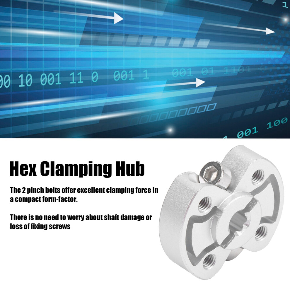 Highspeed Aluminum Hex Clamping Hub For Shafts 16Mm 32Mm Diameter 8451392085700